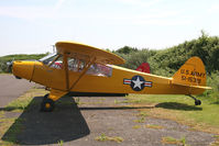G-FUZZ @ EGBR - Piper L-18C Super Cub at Breighton Airfield in 2008. - by Malcolm Clarke
