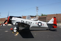 N748LL @ KRFD - North American AT-6F - by Mark Pasqualino