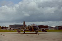 G-BXFP @ EGDY - Ex-Botswana Defence Force Strikemaster marked as NZ6361/61 at RNAS Yeovilton Air Day 1998 - by Roger Winser