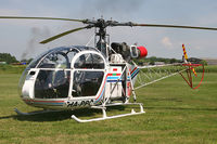 HA-PPC @ EGBR - Sud SA-313B Alouette II. At Breighton Airfield's Auster Fly-In & 'At Home Day' in 2008. - by Malcolm Clarke