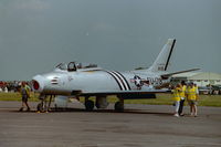 G-SABR @ EGBP - Early Sabre marked 8178/FU-178 US Air Force at the Classic Jets Airshow Kemble in 2003. - by Roger Winser