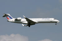 F-GRZF @ EGNT - Canadair CL-600-2C10 Regional Jet CRJ-702 on short final to 07 at Newcastle Airport in 2008. - by Malcolm Clarke