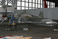 N840EB @ KWWD - A Vans RV6A nears completion in 2008 in the historic NAS Wildwood hangar at Cape May Airport. The engine appears to be some type of automobile V-8 mated to a reduction gear assembly. - by Daniel L. Berek