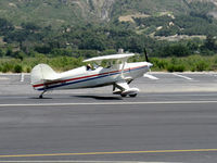 N62DP @ SZP - 1988 Glanville/Glanville STEEN SKYBOLT, Lycoming AEIO-360 180 Hp, landing roll Rwy 22 - by Doug Robertson