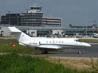 OY-RAA @ EGCC - Departing Manchester - by Andy Parsons