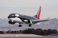 N334SW @ LAS - Southwest Airlines Shamu N334SW (FLT SWA5685) from San Diego Int'l (KSAN) landing RWY 25L.