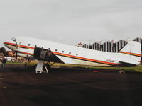 N96BF @ EGLF - Basler Turbo - BT-67/5 

Farnborough Air Show.

Scan made from photo taken in 1992 - by Henk Geerlings