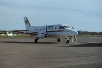 G-FLTY @ EGFH - Keenair Bandeirante at Swansea Airport. Summer 2002 - by Roger Winser