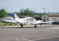 N266EA @ EGTF - Beech 58 Baron at Fairoaks - by moxy