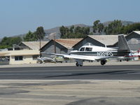 N201FQ @ SZP - 1977 Mooney M20J 201, Lycoming IO-360-A1B6D 200 Hp, landing Rwy 22 - by Doug Robertson