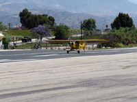 N33112 @ SZP - 1940 Piper J3C-65 CUB, Continental C90 90 Hp, landing Rwy 22 - by Doug Robertson