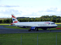 G-BUSJ @ EDI - Shuttle 8A Arrives at EDI From LHR - by Mike stanners