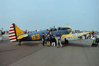 N50429 @ EGDY - Fairchild Cornell primary trainer in USAAC colour scheme. Marked 234539 and coded 63 on static display at the RNAS Yeovilton Air Day 2002. - by Roger Winser