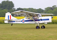 G-AZBU @ EGBR - Privately operated. Still wears its former military markings and serial 'XR246'. Breighton. - by vickersfour