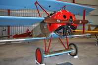G-BVGZ @ EGBR - Fokker DR-1 Triplane replica at Breighton Airfield in 2009. - by Malcolm Clarke