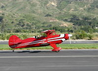 N81962 @ SZP - 1990 Shull STEEN SKYBOLT, Lycoming O&VO-360 180 Hp, landing roll Rwy 22, arriving from SBP - by Doug Robertson