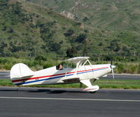 N62DP @ SZP - 1988 Glanville/Glanville STEEN SKYBOLT, Lycoming AEIO-360-B4A 180 Hp, landing roll Rwy 22, arriving from SBP - by Doug Robertson