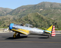 N4995C @ SZP - 1949 North American T-6G 'Thirsty Girl', (1949 factory reman), P&W R-1340 Wasp 500 Hp, Experimental class, taxi - by Doug Robertson