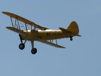 N69765 @ SZP - 1941 Boeing Stearman A75N1 as Navy N2-S1, Continental W670 220 Hp, takeoff climb Rwy 22 - by Doug Robertson