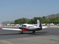 N4786H @ SZP - 1979 Mooney M20J 201, Lycoming IO-360 A&C 200 Hp, taxi - by Doug Robertson