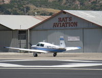 N7042V @ SZP - 1976 Mooney M20F EXECUTIVE, Lycoming IO-360 A&C 200 hp, taxi - by Doug Robertson