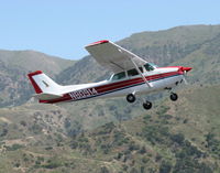 N80914 @ SZP - 1976 Cessna 172M, Lycoming O-320-E2D 150 hp, takeoff climb Rwy 22 - by Doug Robertson