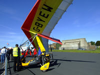 G-BYEW @ EGQL - Pegasus Quantum microlight in the static park at Leuchars airshow 2009 - by Mike stanners