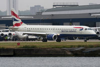 G-LCYK @ EGLC - Emb190 taxi-ing for departure - by N-A-S