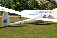 G-CJPA @ X3HU - Schempp-Hirth Duo Discus at the Coventry Gliding Club - by Chris Hall