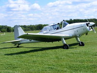 G-BBSS @ X3HU - Coventry Gliding Club Chipmunk fitted with a Lycoming O-360-A4A engine - by Chris Hall