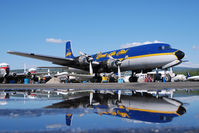 N451CE @ FAI - Everts Air Fuel Douglas DC6 - reflection - by Dietmar Schreiber - VAP
