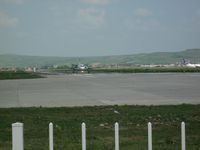 YR-DAC @ LRCL - Malev and Blue Air on the runway - by Claus