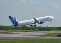 G-TCCB @ EGCC - Departing Manchester - by Andy Parsons