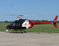 N444TV @ KAXN - WCCO helicopter presumably filling up with gas then heading up to Wadena, MN to do a report on the tornado that stormed through yesterday. - by Kreg Anderson