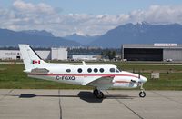 C-FGXQ @ CYVR - Beech 90A - by Mark Pasqualino