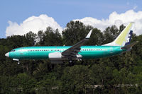 N532AS @ BFI - B.737-890 on a test flight wearing N1782B in the windows. It is for Alaska Airlines - by Duncan Kirk