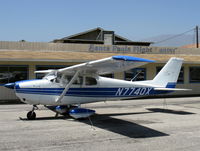 N7740X @ SZP - 1960 Cessna 172B, Continental O-300 145 Hp - by Doug Robertson