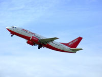 G-CELR @ EDI - Channex 859 departs runway 24 - by Mike stanners