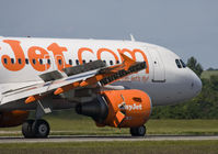 G-EZBJ @ EGGW - Coming to a full stop, everything sticking out on this A319 of easyJet - by GarryLakin