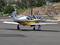 N69BC @ POC - Parked near static displays in transient parking - by Helicopterfriend