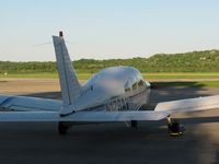 N128AV @ KLUK - On the ramp in the evening - by Kevin Kuhn