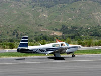 N58079 @ SZP - 1987 Mooney M20J 201LM (Lean Machine), Lycoming IO-360-A3B6D 200 Hp, landing roll Rwy 22 - by Doug Robertson