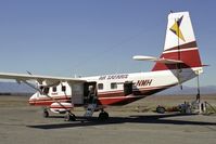 ZK-NMD @ NZTL - GAF N-24A Nomad at Lake Tekapo, NZ in November 2001. Prior to a flight over Mount Cook and the alpine glaciers. - by Malcolm Clarke