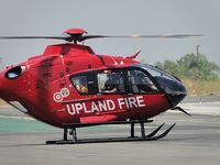 N39RX @ CCB - Checking the runway before lift off - by Helicopterfriend