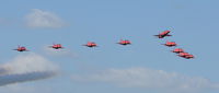 XX322 @ EGBP - XX322 with the Red Arrows at The Cotswold Air Show June 2010