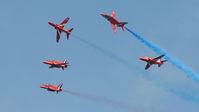 XX308 @ EGBP - XX308 with the Red Arrows at The Cotswold Air Show June 2010