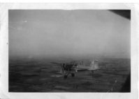 N26490 - OTW in flight somewhere over the skies of southeastern Michigan in the early fifties. - by unknown