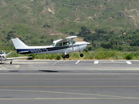 N96575 @ SZP - 1984 Cessna 172P SKYHAWK II, Lycoming O-320-H2AD 160 Hp. takeoff climb Rwy 22 - by Doug Robertson