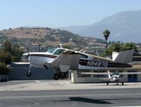 N9487Q @ SZP - 1972 Beech V35B BONANZA 'Webfoot Webster', Continental IO-520-B 285 Hp, takeoff climb Rwy 22 - by Doug Robertson