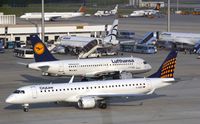 D-AEBC @ EDDM - Morning Munich rush-hour - by Paul Lindley